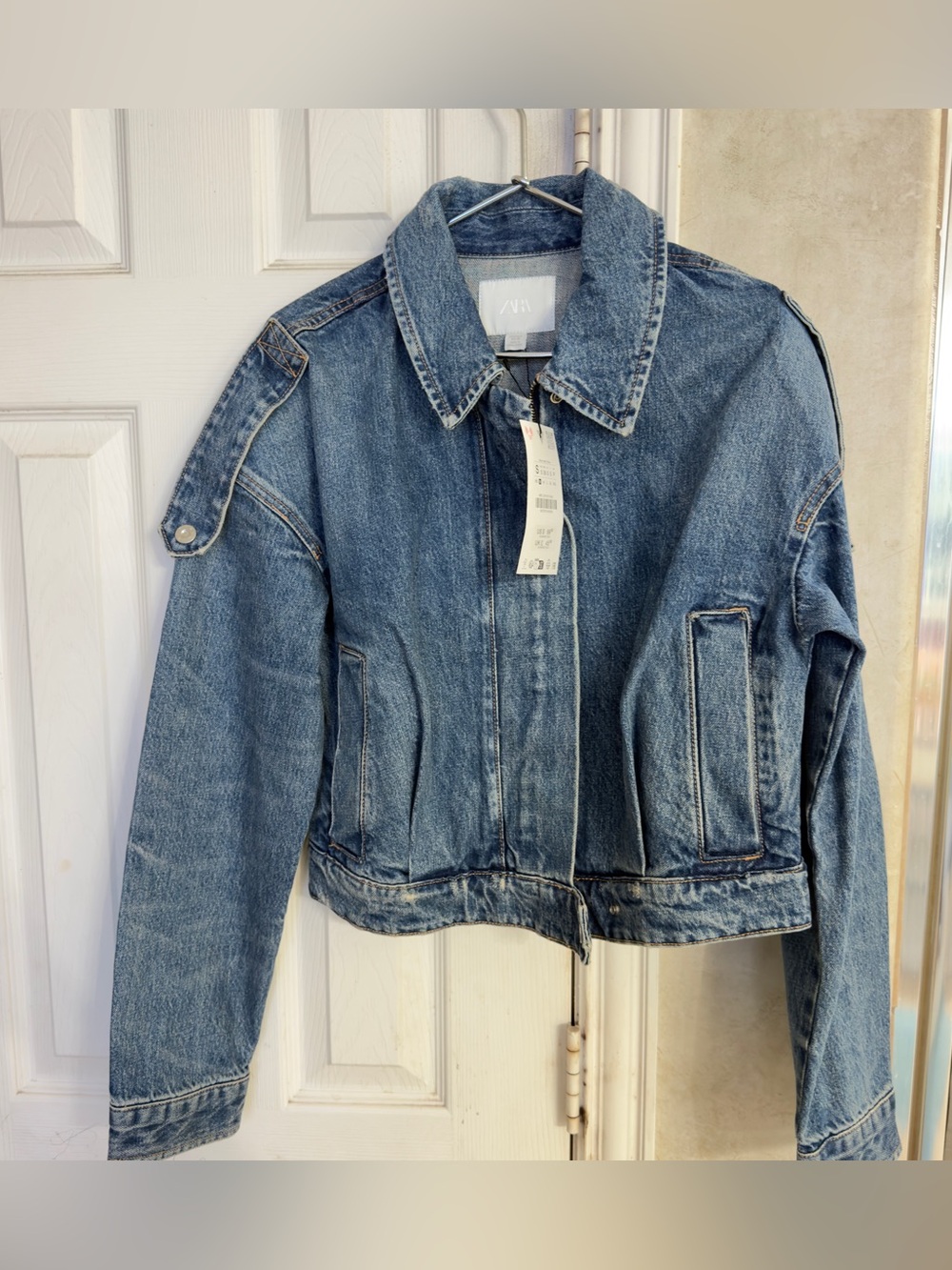 Zara Blue Denim Women’s Jeans Jacket